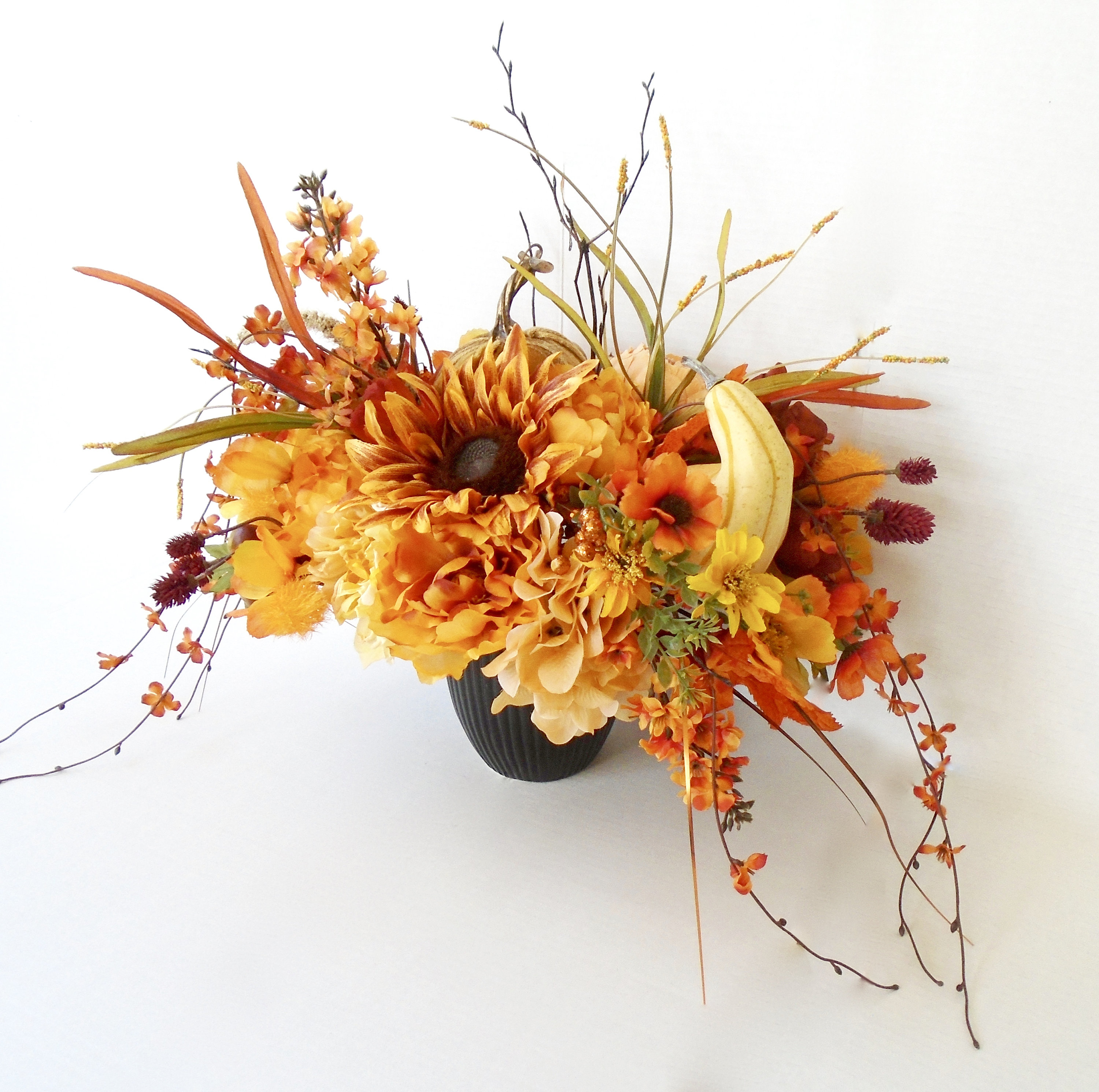 Fall Floral Arrangement, Autumn Centerpiece, Thanksgiving Centerpiece, Fall Floral Centerpiece, Fall Floral, Table Arrangement, Fall Flowers