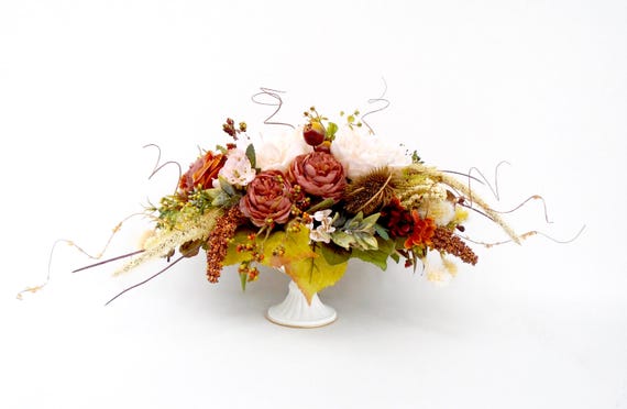 Fall Floral Arrangement, Fall Table Decor, Thanksgiving Centerpiece, Fall Centerpiece, Home Decor, Thanksgiving Floral, Fall Home Decor