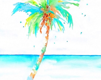 Palm - On Watercolor Paper