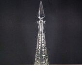Baccarat Equinoxe Equinox Vintage Crystal Glass Decanter Carafe Discontinued