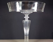 Baccarat Mille Nuits Vintage Crystal Fruit Bowl Pedestal Discontinued