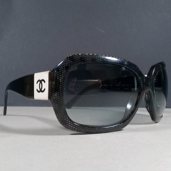 Chanel CC 5146 C.1125/3c Acetate Lace Effect in Black and 