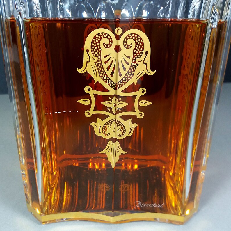vintage baccarat whiskey glasses