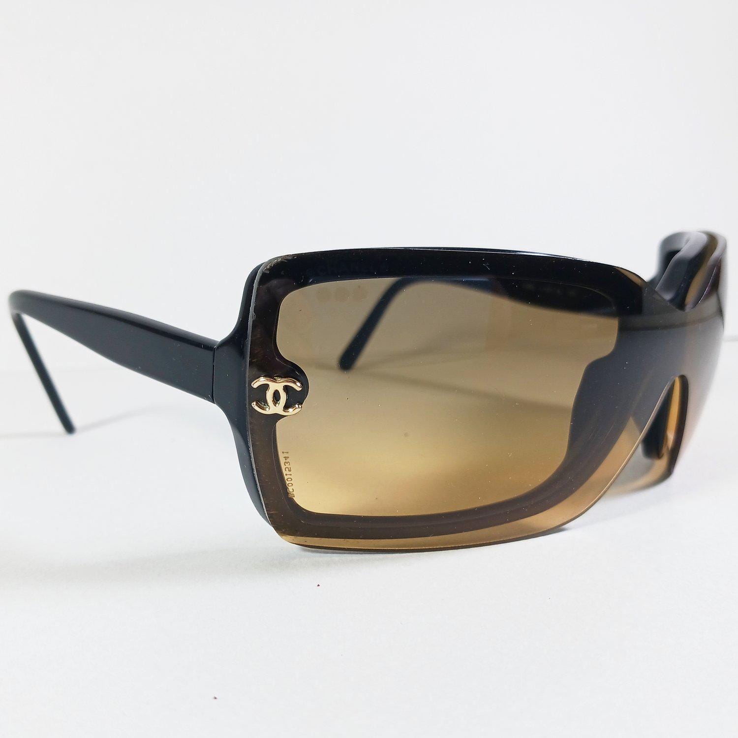 Chanel 5065 C.501/18 120 CC Logo Brown Shield Vintage Designer