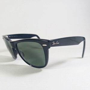 B&L Ray Ban Wayfarer II L1724 W0AW Black Bausch and Lomb Sunglasses US Made image 2