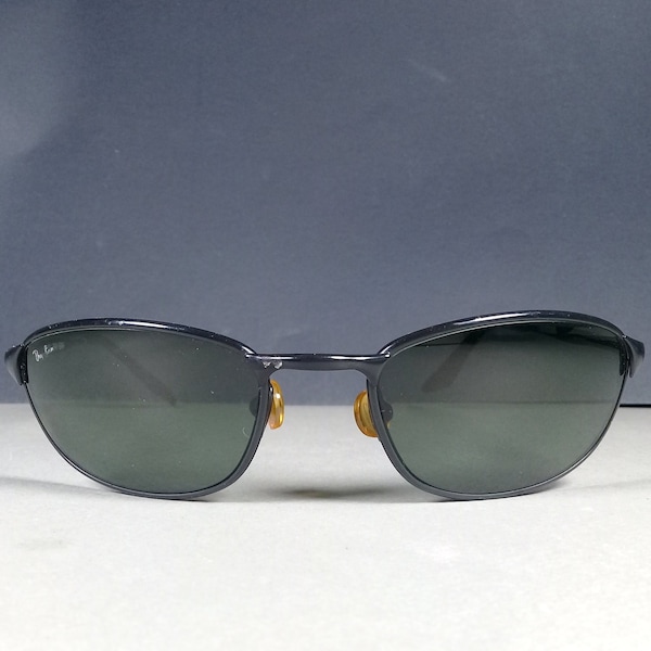 Ray Ban Bausch & Lomb  W2963 Black Highstreet G15 Green Lenses B+L Sunglasses US Made