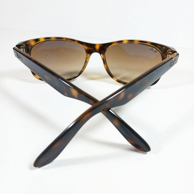 Ray Ban RB 2132 710/51 Tortoise Brown New Wayfarer Gradient Sunglasses w/Case image 8
