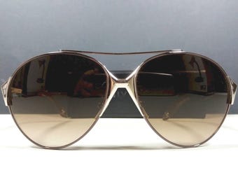 Givenchy Paris *3 SGV A12 Graduated Brown Col.0545 Unisex Pilot Sunglasses