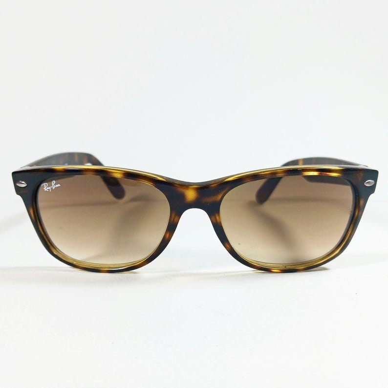 Ray Ban RB 2132 710/51 Tortoise Brown New Wayfarer Gradient Sunglasses w/Case image 3