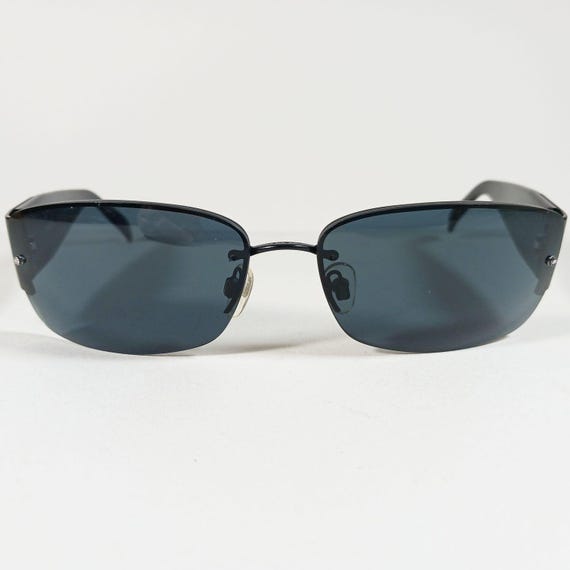 Chanel 4117-B C.101/87 Black Rhinestones CC Logo Women