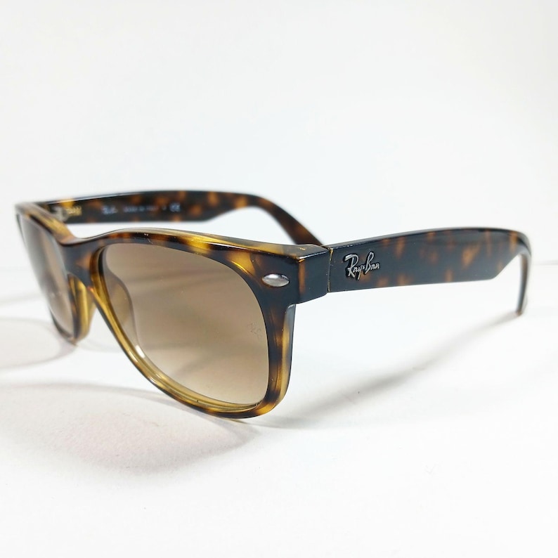 Ray Ban RB 2132 710/51 Tortoise Brown New Wayfarer Gradient Sunglasses w/Case image 4