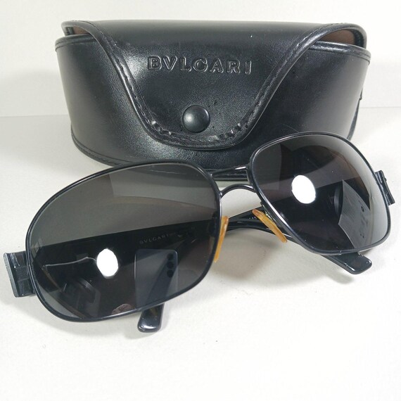 Bvlgari Black Sunglasses with Case Bvlgari Sunglasses Made In Italy 8219 Black Frame Burberry  main image 4