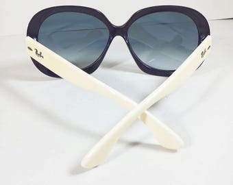 Ray-Ban Jackie Ohh II Oversized Sunglasses – Violet Cream Gradient Lenses Italy