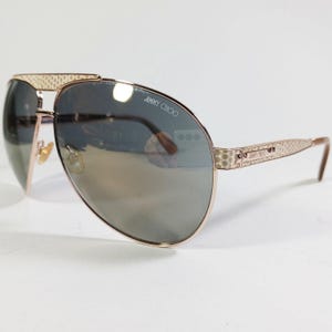 【JIMMY CHOO】ジミーチュウ サングラス ケース付き Jimmy Choo ジミーチュウ オーバル サングラス ケース付き