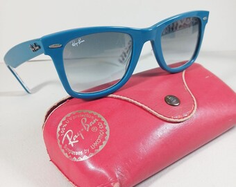 Gafas de sol Ray Ban RB 2140 1044/32 Serie especial Blue Comics Print #3 con estuche