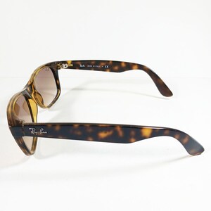 Ray Ban RB 2132 710/51 Tortoise Brown New Wayfarer Gradient Sunglasses w/Case image 7