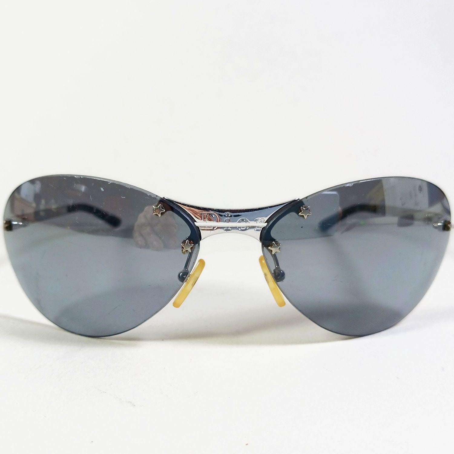 Christian Dior Starlight YB732 120 Vintage Rimless Sunglasses Made in Austria