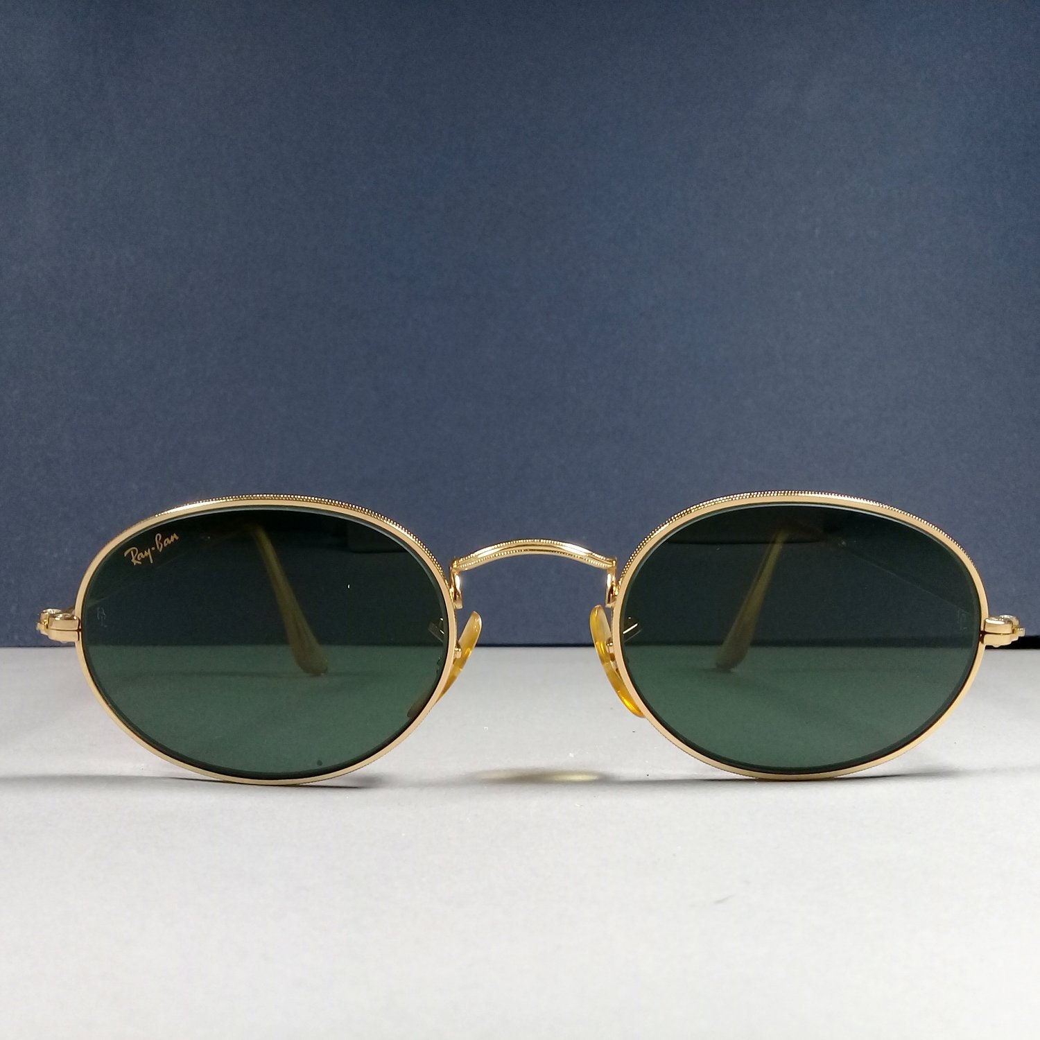 Ray Ban B&L Oval W0976 Gold/Green Vintage Bausch Lomb - Etsy 日本
