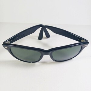 B&L Ray Ban Wayfarer II L1724 W0AW Black Bausch and Lomb Sunglasses US Made image 6