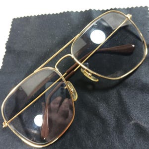 B&L Ray Ban Caravan Vintage Gold‑Filled Sunglasses 58‑16 with Photogray Lenses image 5