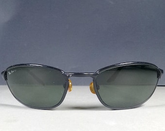 B&L Ray Ban W2963 Black Highstreet G15 Green Lenses Bausch and Lomb Sunglasses