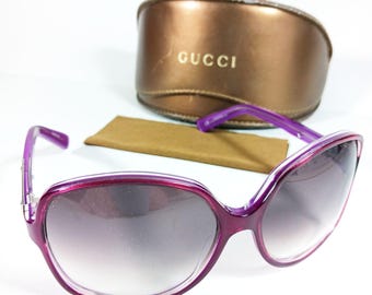 Gucci GG 3036/S Purple/Pink Translucent Designer Sunglasses w/Case