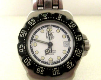Vintage TAG Heuer Formel 1 WA1418 Damen Quarz Armbanduhr, braucht Service.