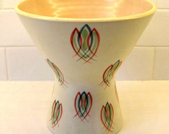 Poole Pottery Freeform 7.75 inch Tadpoles vase 1955 MCM