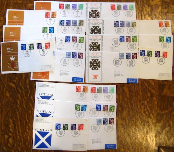 日本切手】FDCコレクション1980年〜1982年 3年分セット GBマシン切手：