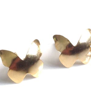 Minimalist Earrings Studs, Butterfly Ear Jacket, Dainty Earring, Delicate Butterfly Studs, Everyday simple stud small everyday earring studs