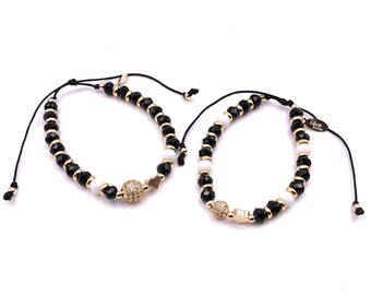 Mjuan Pearl Heart-Shaped Beads Dangle Stud Earring Retro Dangler Simple Chic Jewelry for Women Gifts and Girls Presents