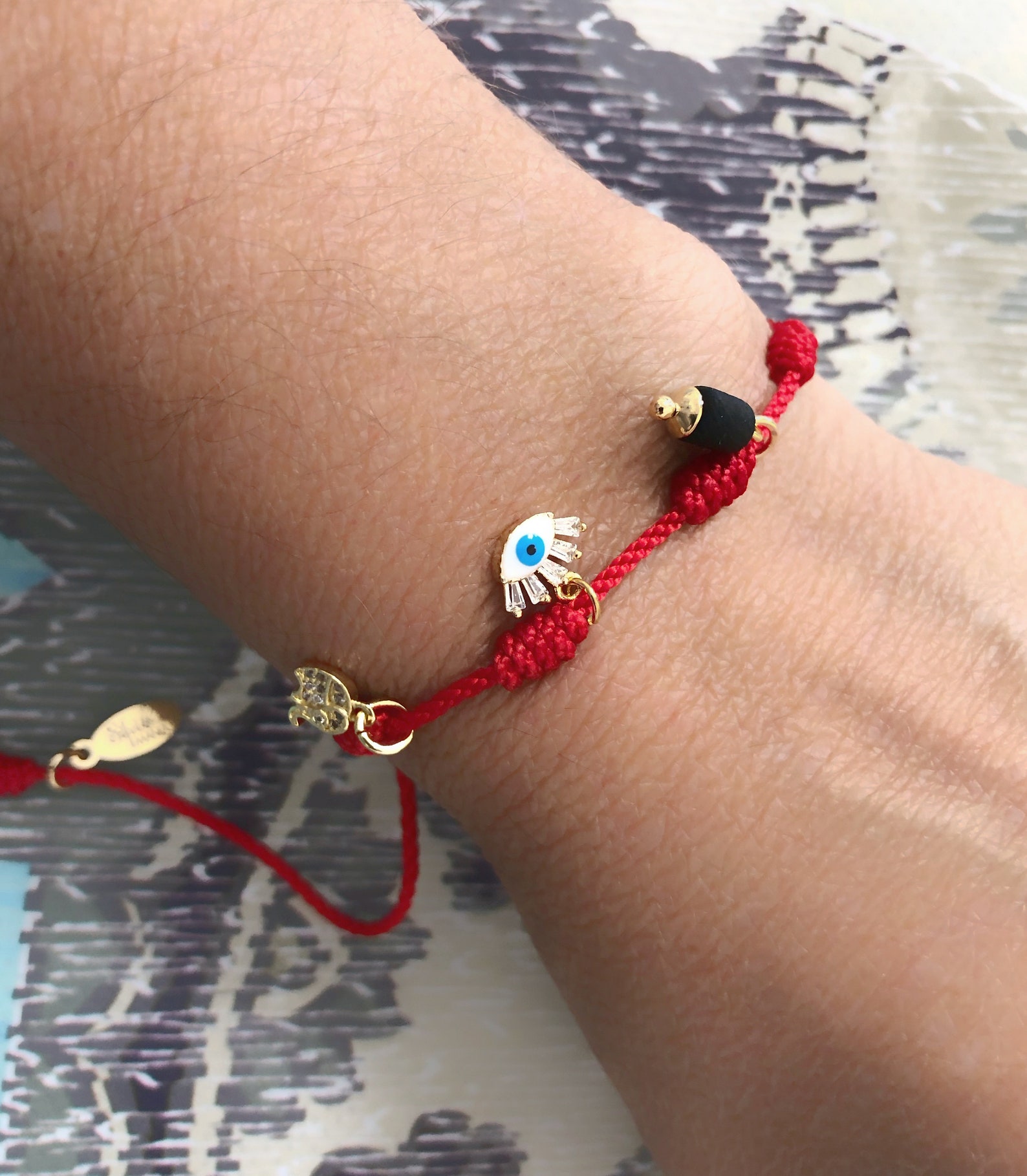 Powerful Seven Knots Red Bracelet Protection Charms Good Etsy