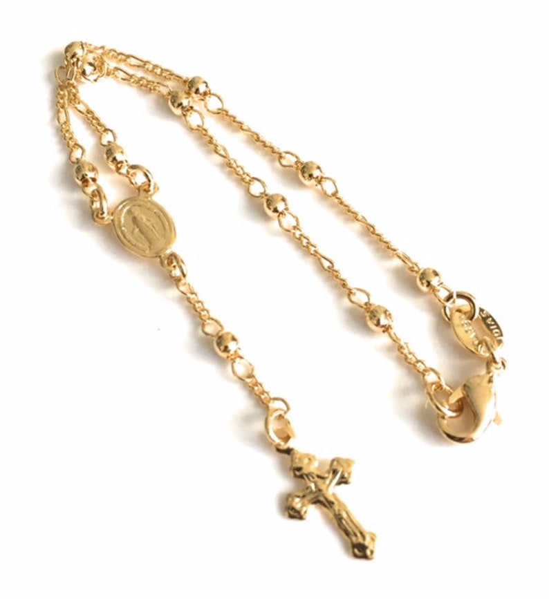 Minimalist Gold Rosary