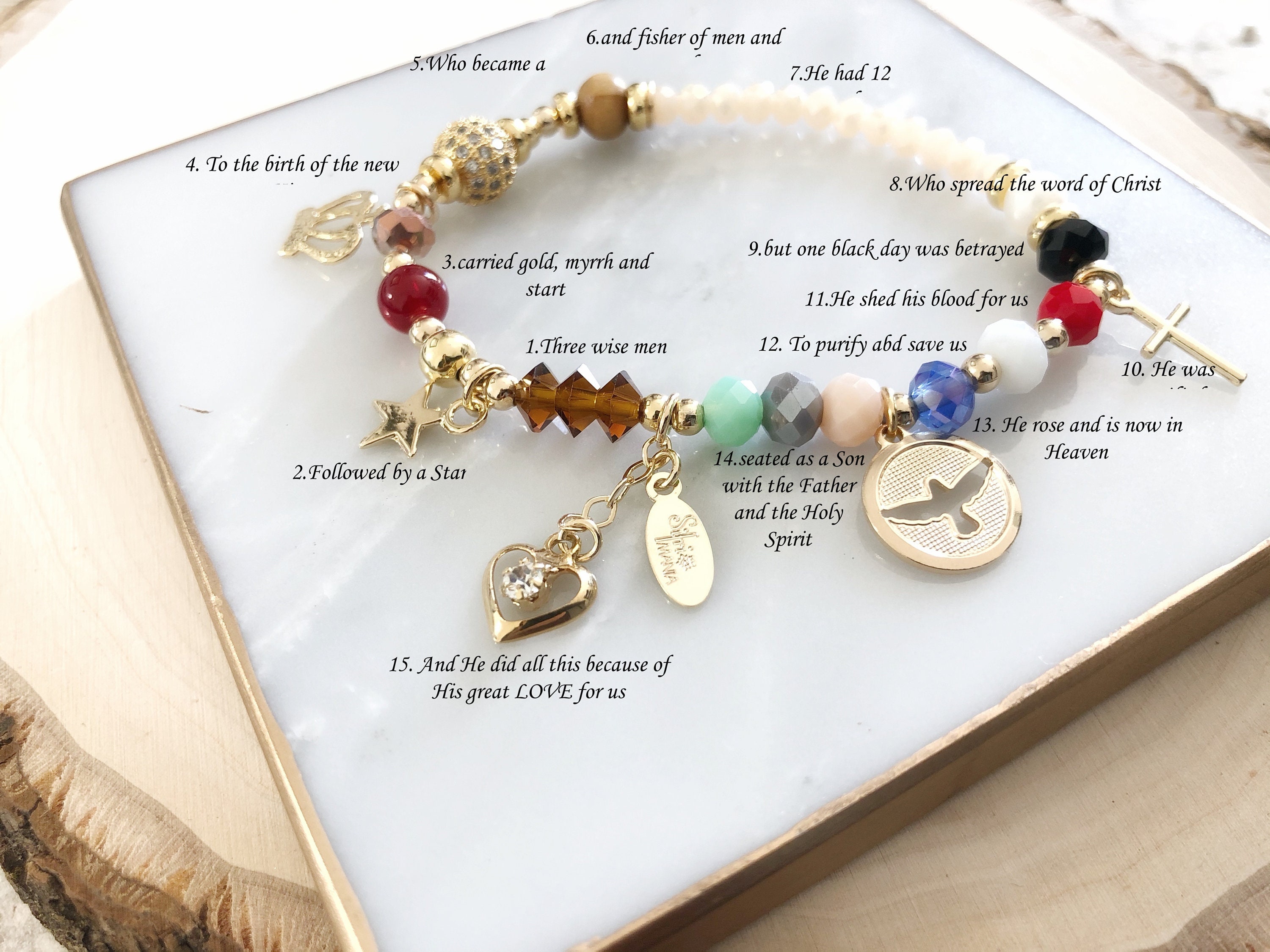 Life of jesus bracelet sale