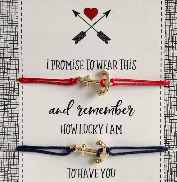 Qué suerte tengo de tenerte pulsera de anclaje para parejas - Etsy México Qué suerte tengo de tenerte pulsera de anclaje para parejas - Etsy México