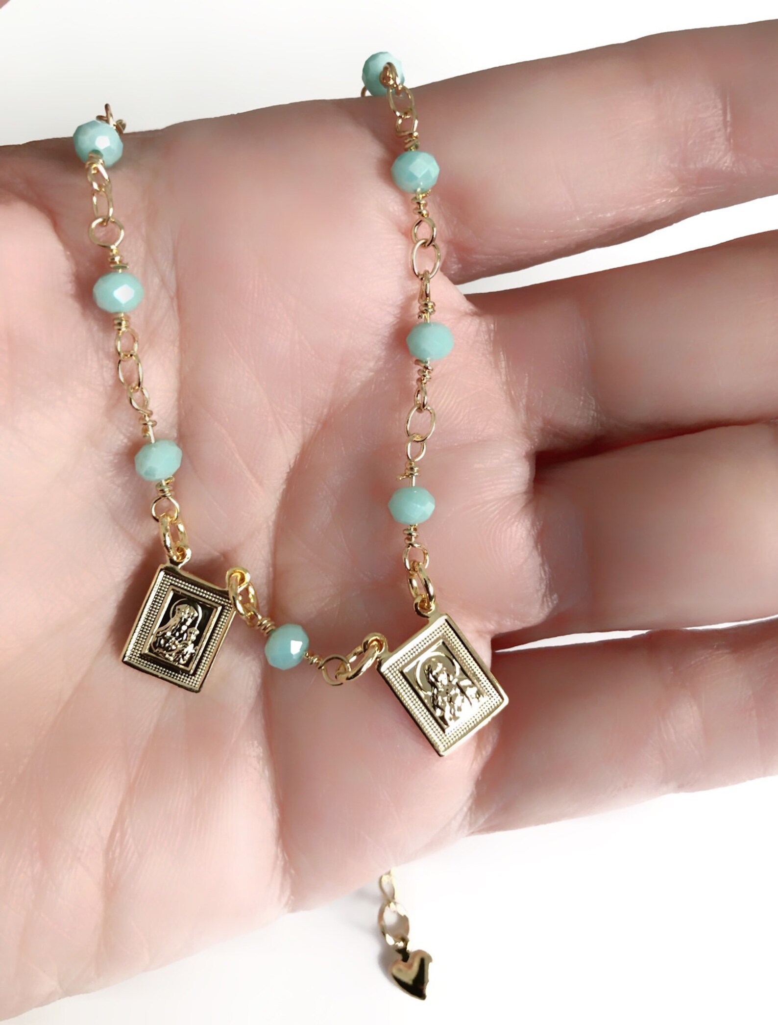 Catholic Jewelry Scapular Necklace Religious Jewelry Etsy Hong Kong