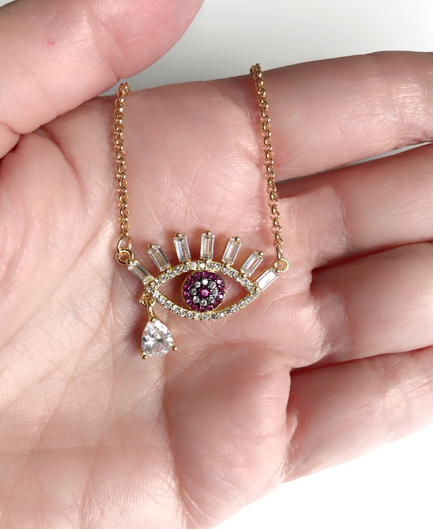 Ojo malo necklace Clearance