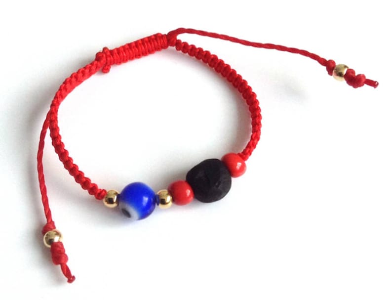 Newborn Baby Bracelet with Azabache Charm