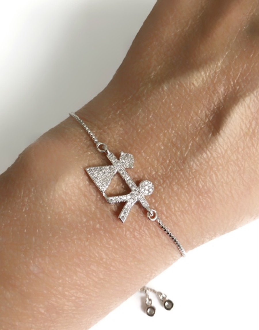 Boy and Girl Charm Bracelet Children Bracelet Adjustable One Etsy