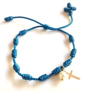 Baptism Favors mini rosary, Christening Favors, baptism gift, Baptism favors boy small rosary recuerdito bautismo Recuerdos de bautizo
