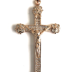 Rhinestone Crucifix Pendant