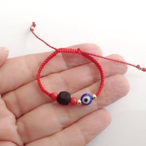 Newborn Baby Bracelet, Genuine Azabache Charm, Red String Newborn Evil Eye Protection Bracelet, Baby Shower Gift, Baby Bracelet, Mal de Ojo