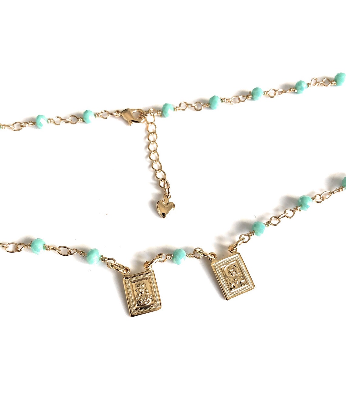 Catholic Jewelry Scapular Necklace Religious Jewelry Etsy Hong Kong