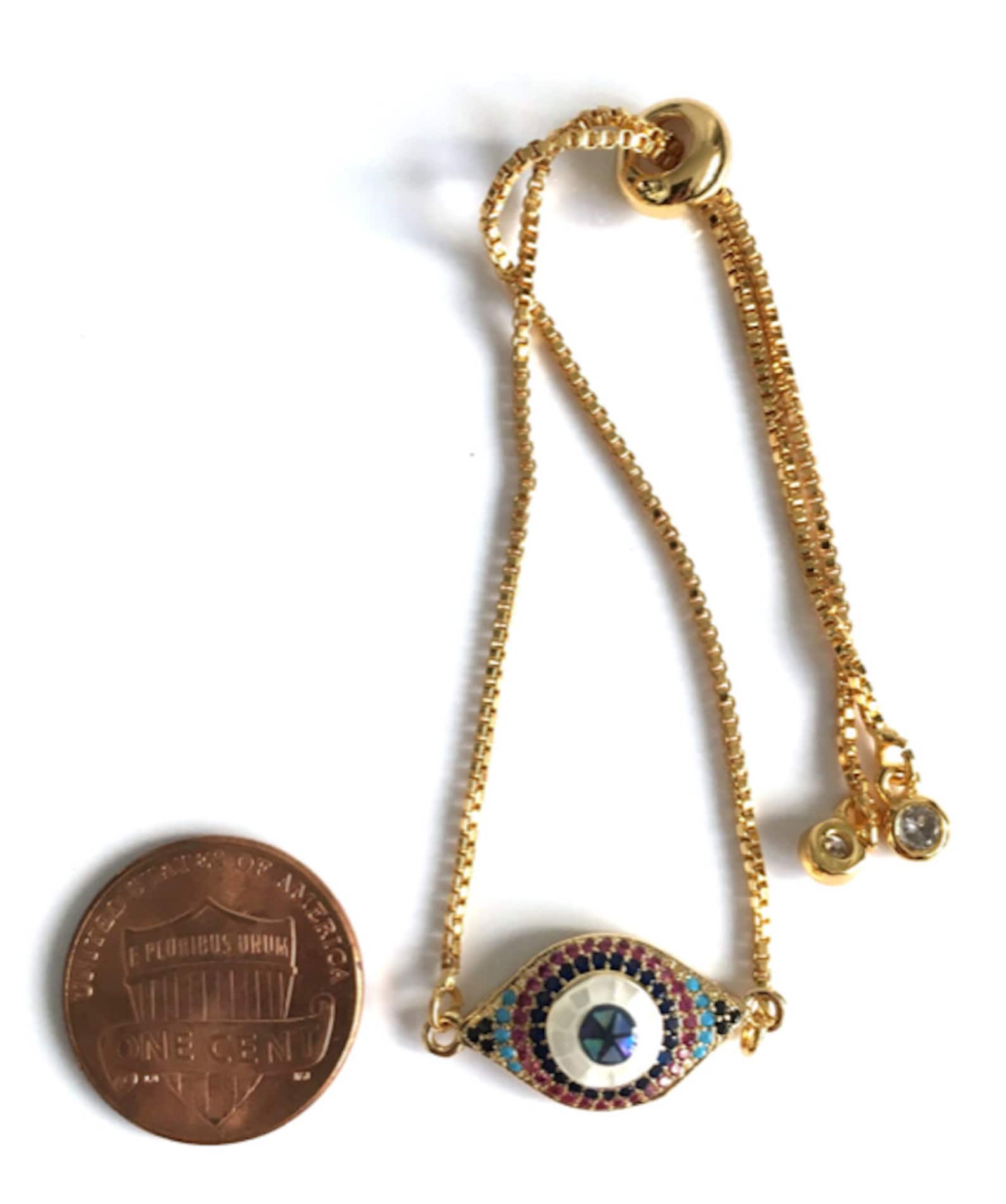 Pulsera SAN BENITO Protección Contra El Mal De Ojo, Montada En Acero