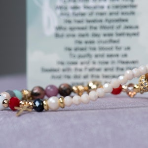 Catholic Beaded Handmade Bracelet for Women