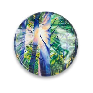Sun Rays - art magnet, painting magnet, glass magnet, colorful, oil painting, art print, mini art prints, cabochon,