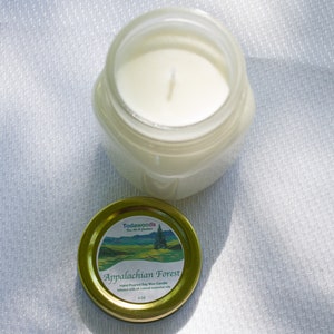 Fraser fir & Balsam Fir scented soy candles, 5oz &quot;Appalachian Forest&quot;