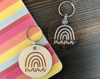 Rainbow Mama keychain | Rainbow Baby | IVF gift | Pregnancy after loss