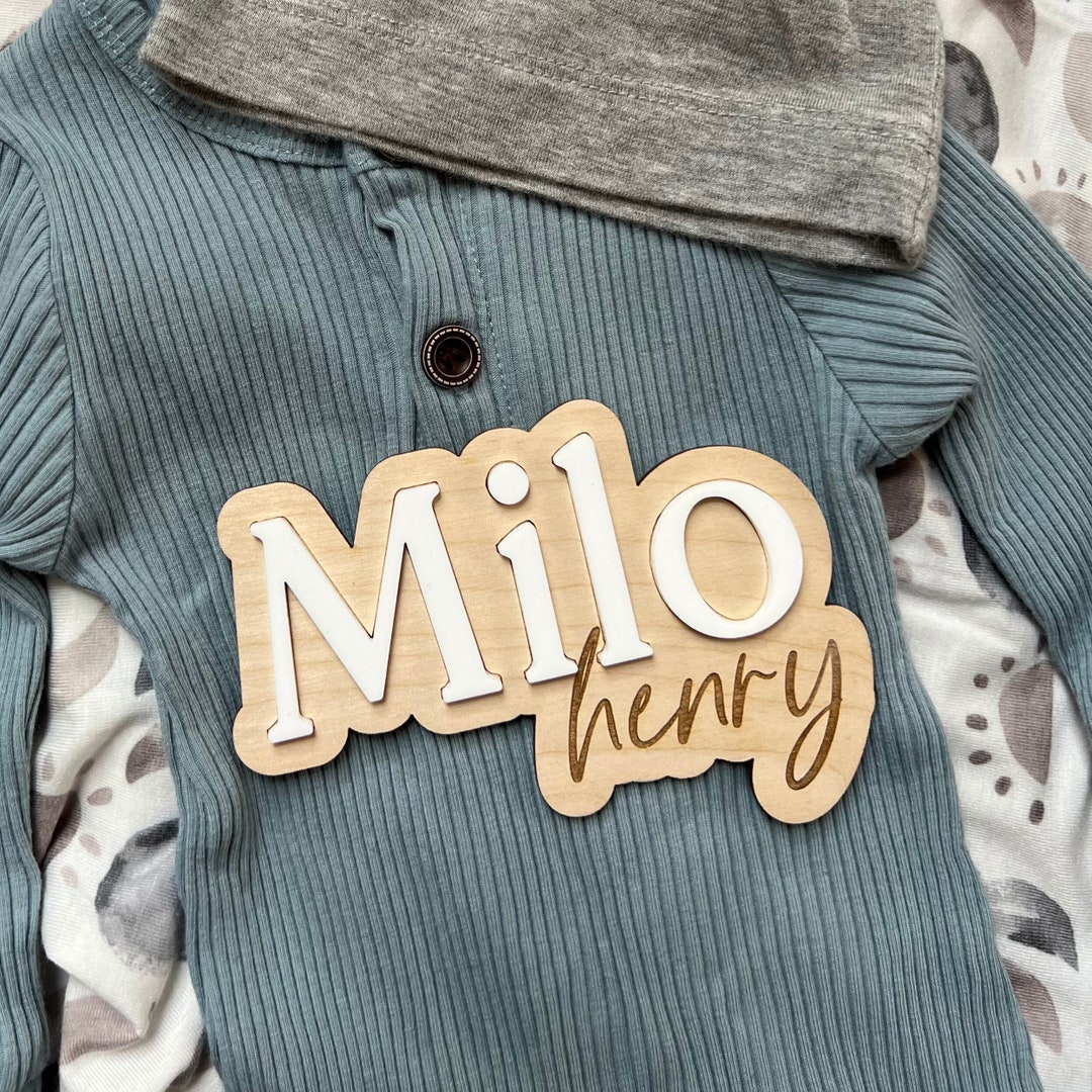 Acrylic Baby Name Sign Custom Baby Name Announcement Personalized ...