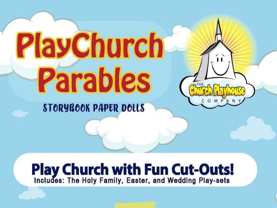 Paper Dolls - Fun Church-Themed Cut-Outs for Kids | Jesus & Church Goers | Stand-Up Church, DIY Bible Crafts, Church Activities, 60+ Pieces